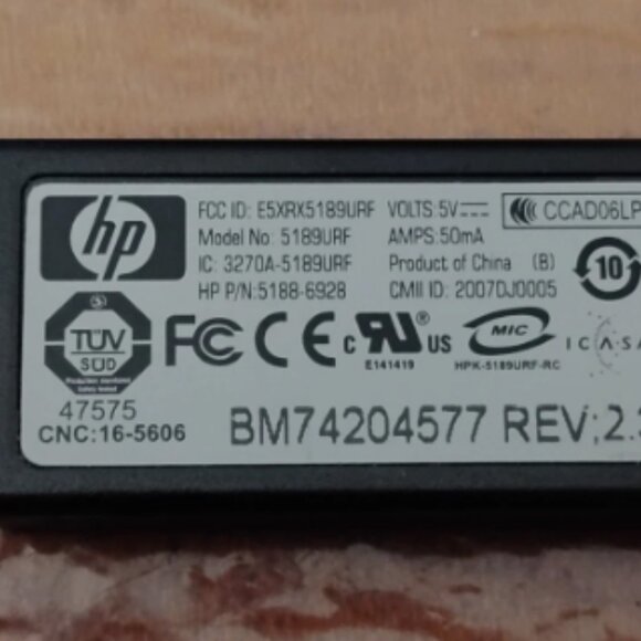 HP Wireless Mouse with USB 2.4Ghz Receiver 5188-6928 - Picture 4 of 4